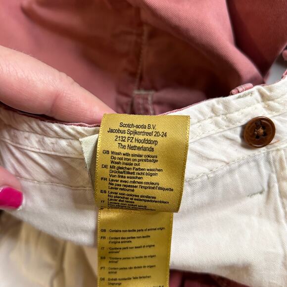 Scotch & Soda Men's Warren Chino Khaki Pants Button-Fly Size 30 x 32 - Picture 13 of 15